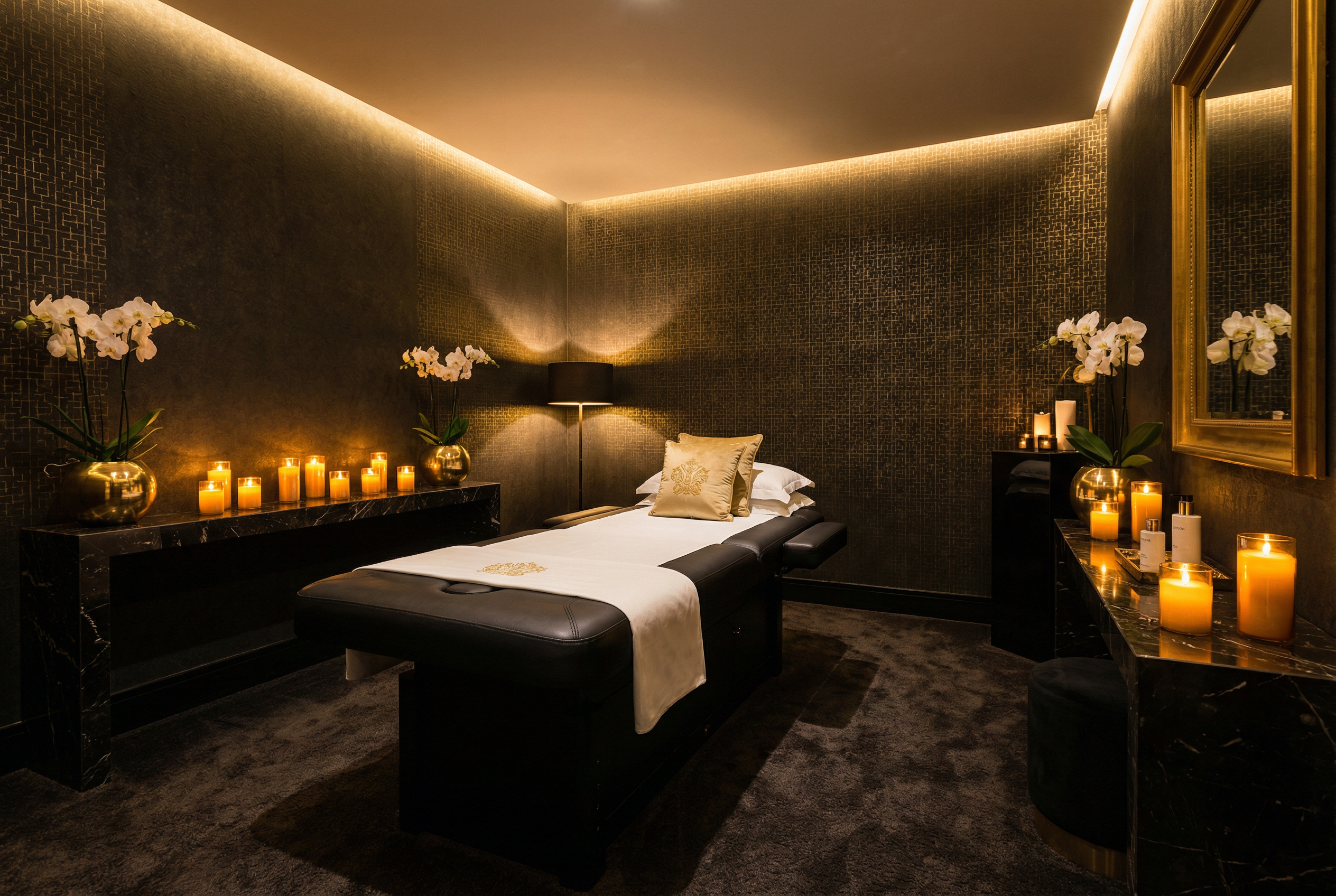Luxury Massage Table - VIP Room Velora Retreat